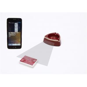 China Triangle Ashtray Poker Camera Scanner For Invisible Bar Codes Marked Playing Cards supplier
