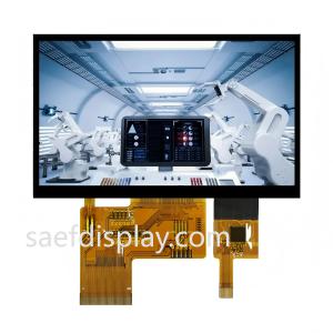 China SFTO430HD-7338A-CT 4.3" Industrial TFT LCD IPS 480×272 RGB 24 bits Toque capacitivo -30°C a +80°C wholesale