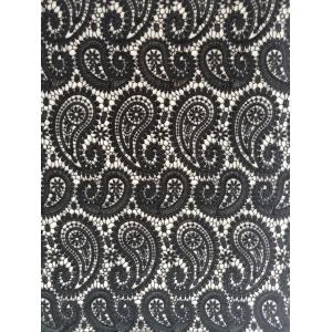 China Chemical Crochet Water Soluble Embroidery Fabric For Women Dress Garment supplier