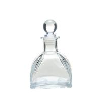 China Premium Clear Essential Oil Glass Car Diffuser Bottles 155ML Hot Stamping Logo on sale