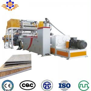 China 150g/H WPC PVC Vinyl Floor Production Line Spc Flooring Line Tile Making Machine supplier