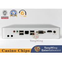 China Silver Small Computer Console Poker Casino Table Accessories Baccarat Game System Host on sale