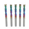 China 3/8 1/4 1/2 Inch Shank 2F Down Cut Spiral Router Bit for Wood 4mm 6mm Carbide Endmill Two Flute 2 Flute Down Cut End Mill wholesale