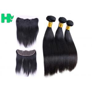 China Regular Straight Virgin Malaysian Hair Lace Closure 13*4 Full Cuticles Aligned supplier