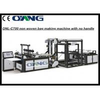 China Stable Running Non Woven Bag Making Machine For Rope Bag And D Cut  Bag on sale