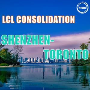 Each Fri International  LCL ship logistics From Shenzhen to Toronto Canada
