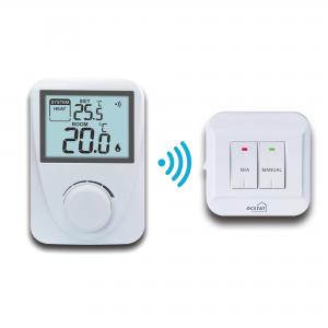 China Digital Wireless RF Room Heating Thermostat for Boiler Remote Control supplier