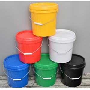 0.8-1.5mm Thickness Round Plastic Bucket With Smooth Surface And As Required Logo
