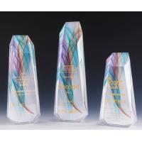 China Multi Color Crystal Resin Trophy Clear And Wear Resistant on sale