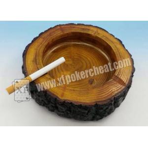 China Colorful Poker Scanner Plastic Round Ashtray Hidden Cheating Camera supplier