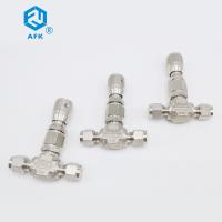 China 316 Stainless Steel Needle Valve Micro Flow Regulator For Precision Temperature Control on sale