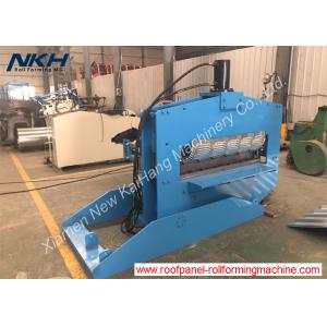 China Color Customized Roofing Sheet Crimping Machine For Roofing / Trapezoidal Profile supplier