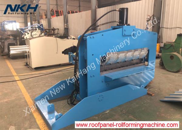 Color Customized Roofing Sheet Crimping Machine For Roofing / Trapezoidal