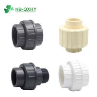 China Complete Size Customized Request UPVC CPVC Socket Thread Union Coupling for Plumbing on sale