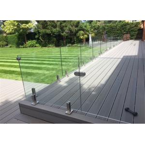 China Customzied 316s/s Frameless Glass Balustrade 304s.s Glass Railing For Swimming Pool supplier