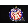 China Customized Dancing Running Award Medals With Ribbon , Custom Race Medals wholesale
