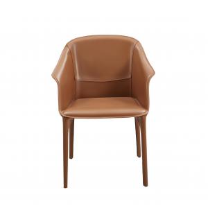 China Plastic PU Dining Leather Chairs With 4 Legs In Various Colors supplier