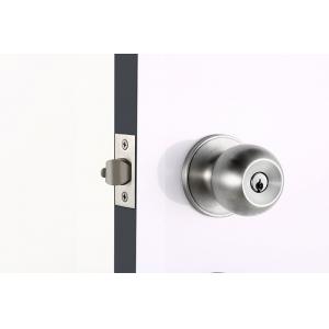 China Stainless Steel Cylinder Door Knobs Handle Lockset for 70MM Backset door lock supplier