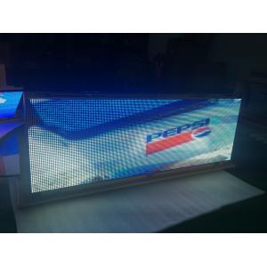 Video Function led car sign / Outdoor Usage 5mm digital taxi advertising