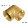 China TLY-1001 1/2&quot;-2&quot; Female equal cross brass fitting NPT copper fittng water oil gas pipe connection matel plumping joint wholesale