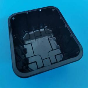 Black Mushroom Plastic Packing Tray Box For Mushroom Packaging