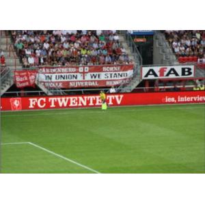 China Perimeter Advertising Stadium LED Display , P20 Full colors Large Curved Monitor Wide View supplier