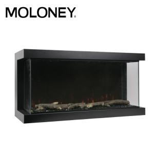 China 100cm 3 Side View Pure Electric Fireplace Without Heat Decoration Dining Room supplier