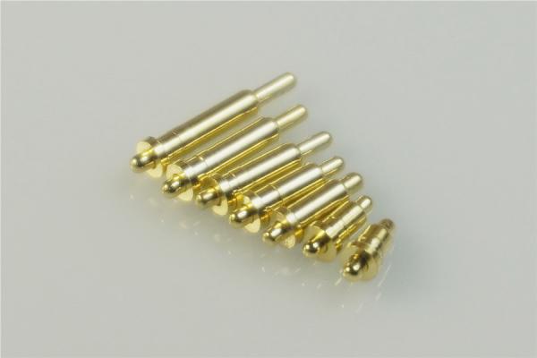 Gold Plating Double Ended Pogo Pin , Spring Loaded Pcb Test Pins Long Life