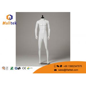 China FRP Clothing Showing Male Model Props Retail Shop Fittings With Wooden Cover supplier