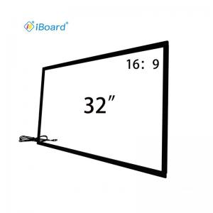 China 32'' Infrared USB Multi Touch Screen Panel Conversion Overlay Frame For Mirror Screen supplier