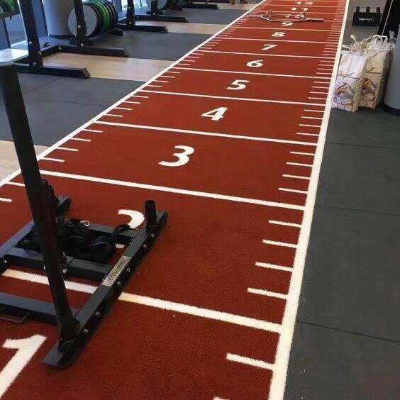Suelo artificial del gimnasio de la hierba del césped artificial del gimnasio de la protección del medio ambiente