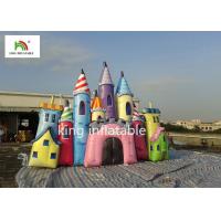 China Oxford Cloth Blow Up Cartoon Mini Bouncy Castle Identification Plate For Advertising on sale