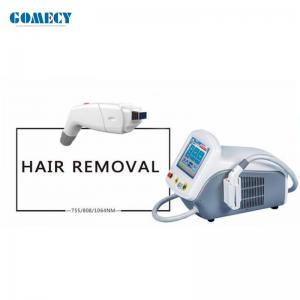 China Mini size Diode Laser Hair Removal Machine 755nm 808nm 1064nm Permanent Hair Removal Laser Machine supplier