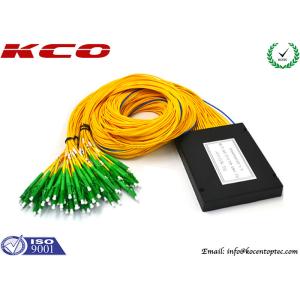 China Módulo do ABS do divisor 1x64 do acoplador da fibra ótica do LC APC, divisor ótico de GPON supplier