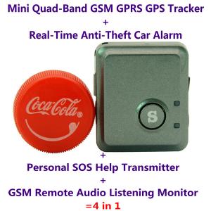 China V8S Mini GPS Tracker+Anti-Burglar Alarm+Personal SOS Help Alarm Transmitter+Spy GSM Audio Listening Transmitter Bug supplier
