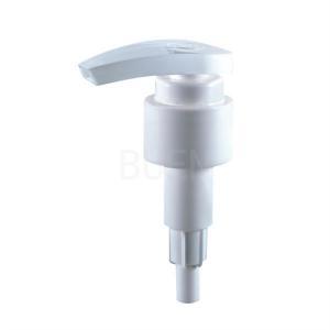 Liquid Ribbed Plastic Lotion Pump Non Spill 24mm Dispenser Pump