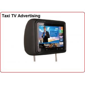 China Taxi TV Advertising 10.1 inch Head Rest Taxi LED Display 1280x800 Resolution supplier