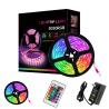 China 12V 5メートル 24キー IR リモコン 60LED/メートル RGB 家庭装飾用の柔軟なLEDライトストライプキット wholesale