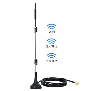China WiFi 2.4GHz 5GHz 5.8GHz Магнитная антенна для беспроводной видеокамеры видеонаблюдения supplier