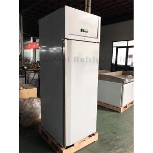 China Europe Standard Stainless Steel Upright Refrigerator R404a Refrigerant Lower Noise supplier