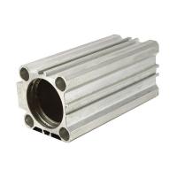 China CQ2 Square Aluminum Air Cylinder Tubing , SMC Type Pneumatic Cylinder Tube on sale