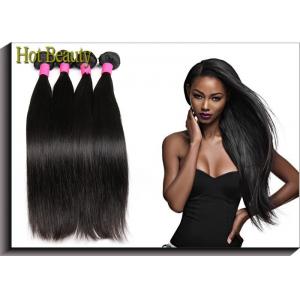 China Unprocessed Brazilian Virgin Human Hair Extensions Straight Human Hair Weave Color 1B supplier
