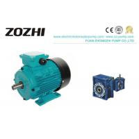 B35 Flange 1.1kw Aluminum Electric Motor 1.5Hp With Gear Boxes