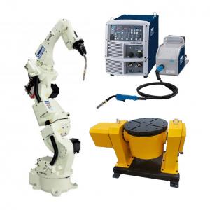 Mig Mag Welding Robot FD-B4S 7 Axis With P400 Robotic Welding Machine For OTC Welding Solution