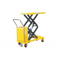 China Double Scissors Portable Lift Table , Electric Lightweight Lift Table 0.8kw ​Motor Power on sale