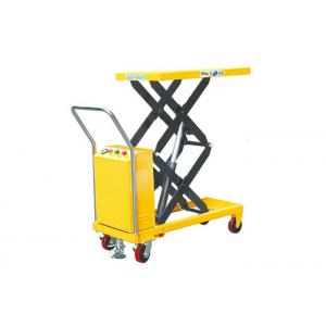 Double Scissors Portable Lift Table , Electric Lightweight Lift Table 0.8kw ​Motor Power