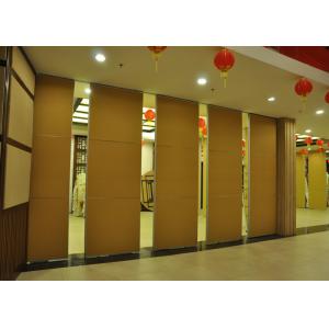 China Commercial Acoustic Fabric Panels , Aluminum Sliding Screen Doors 85MM Room Dividers supplier