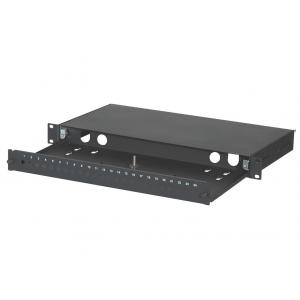 China 24port FC Slidable Fiber Optic Terminal Box , Fiber Patch Panel for SC Adapter supplier