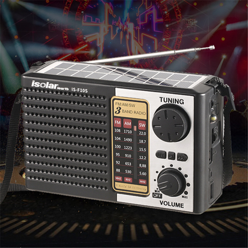 Customization Compact Camping Radio Solar With Torch Charge Light