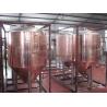 Professional Copper Mirror Small Beer Brewing Systems , Nano Brewery Equipment